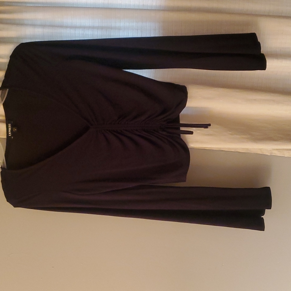 Black evening blouse never worn